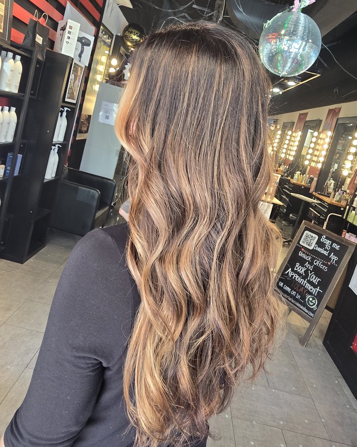 Balayage & dimensional color result at The COLORbar