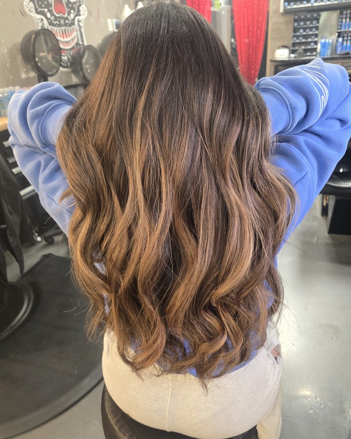 Balayage & dimensional color result at The COLORbar