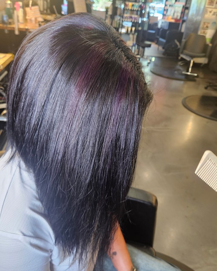 Balayage & dimensional color result at The COLORbar